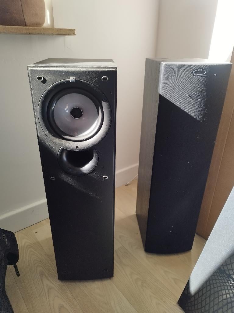 enceintes kef Q35, TV, Hi-fi & Vidéo, Autres marques, 60 à 120 watts, Enlèvement, Utilisé