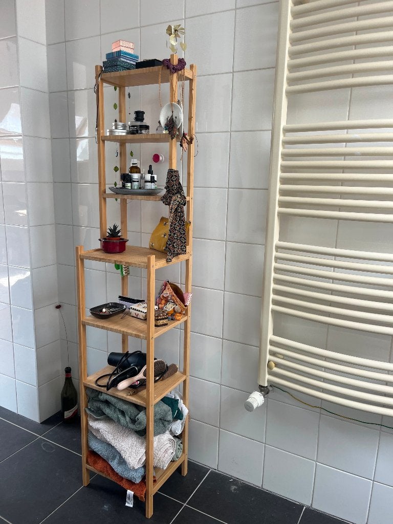 Étagère de salle de bain (5 tiers) – bathroom storage, Maison & Meubles, Enlèvement, Comme neuf