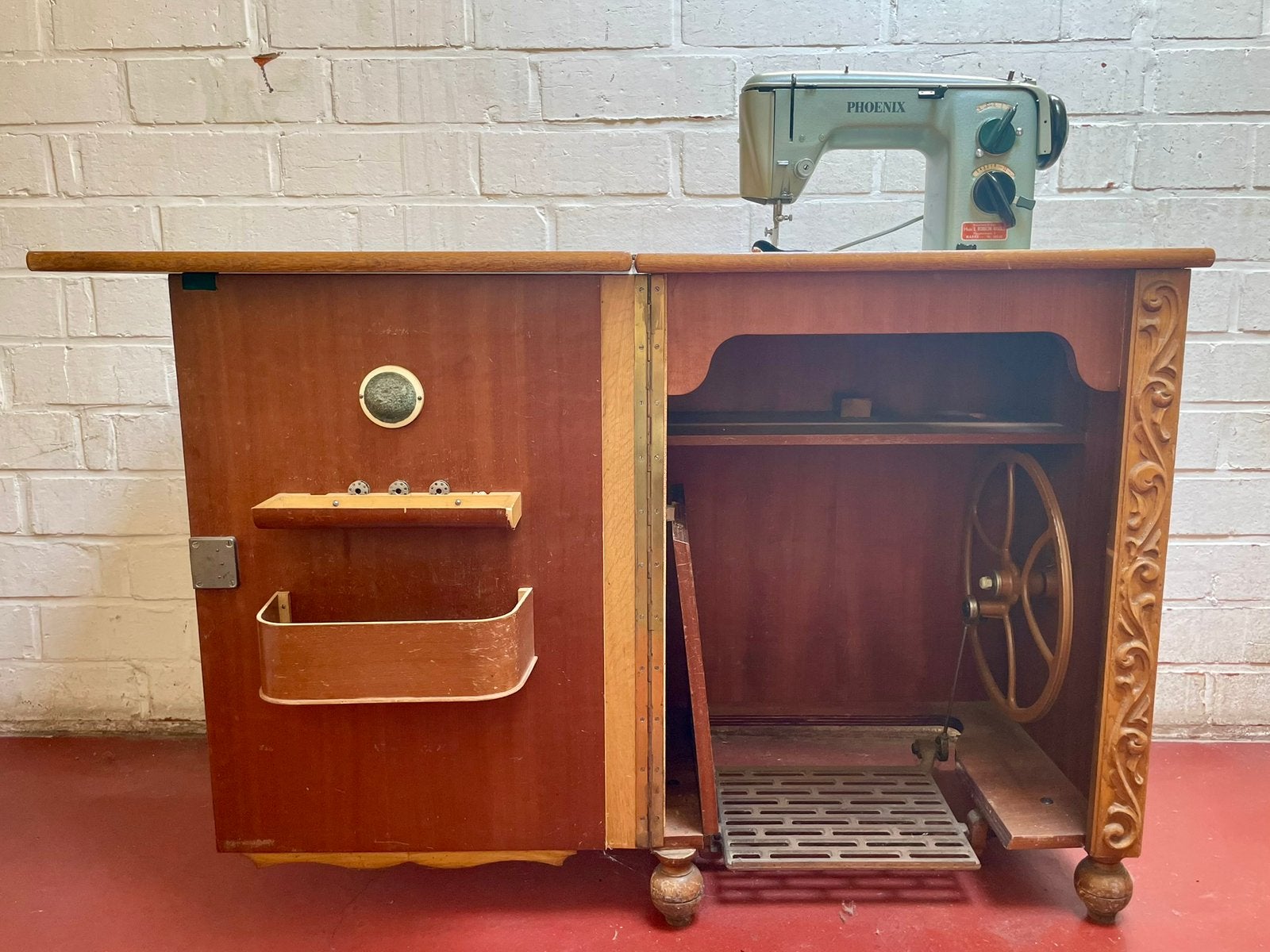 Antieke naaimachine, Antiquités & Art, Antiquités | Machines à coudre, Enlèvement