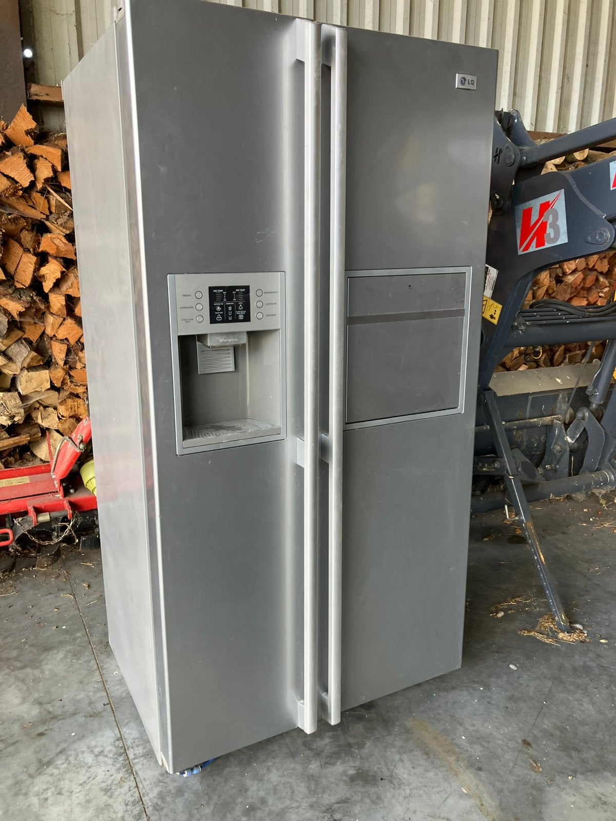 Amerikaanse  frigo 50€ koopje, Elektronische apparatuur, Ophalen, Zo goed als nieuw