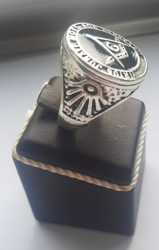 Bague - Maçonnique - Franc-Maçonnerie - Loge, Enlèvement ou Envoi, Comme neuf
