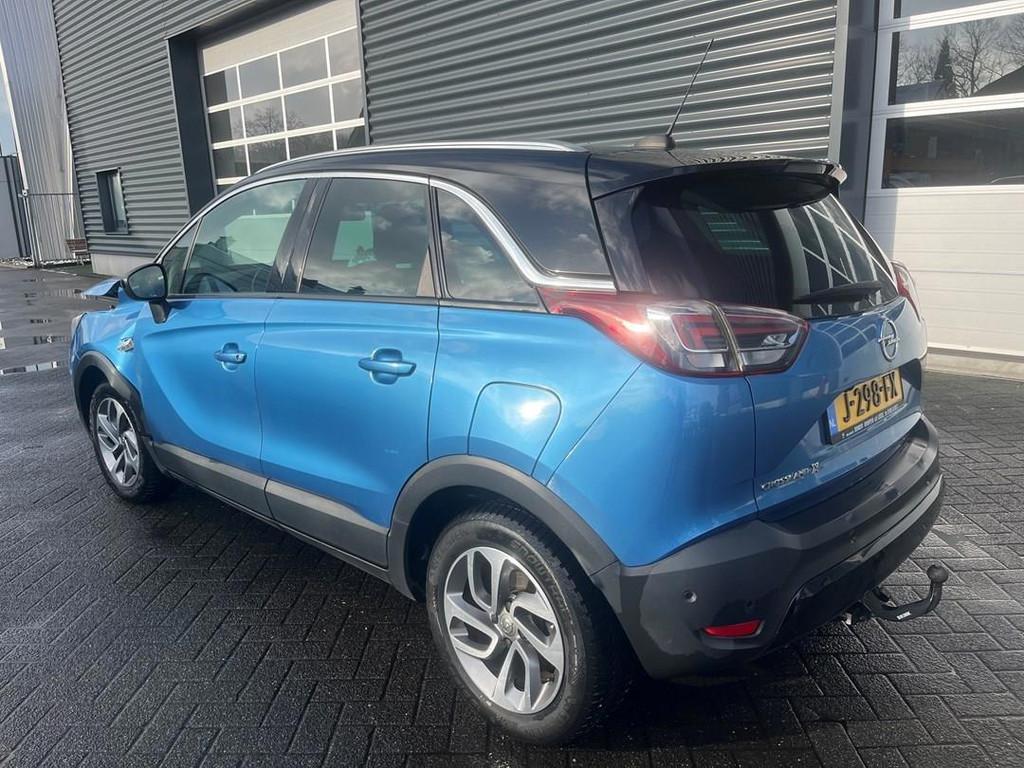Opel Crossland X 1.2 Turbo Ultimate AUTOMAAT|PANORAMADAK, Auto's, 840 kg, Gebruikt, Euro 6, Blauw