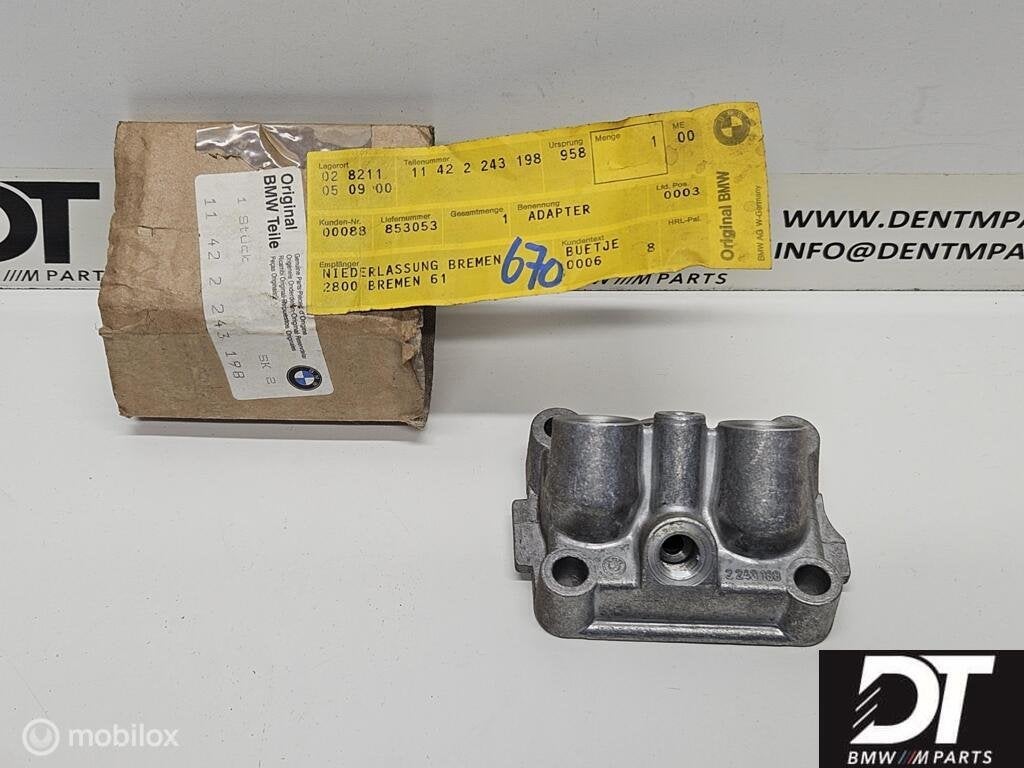 Adapter BMW E34 524td M21 11422243198, Neuf, Enlèvement ou Envoi