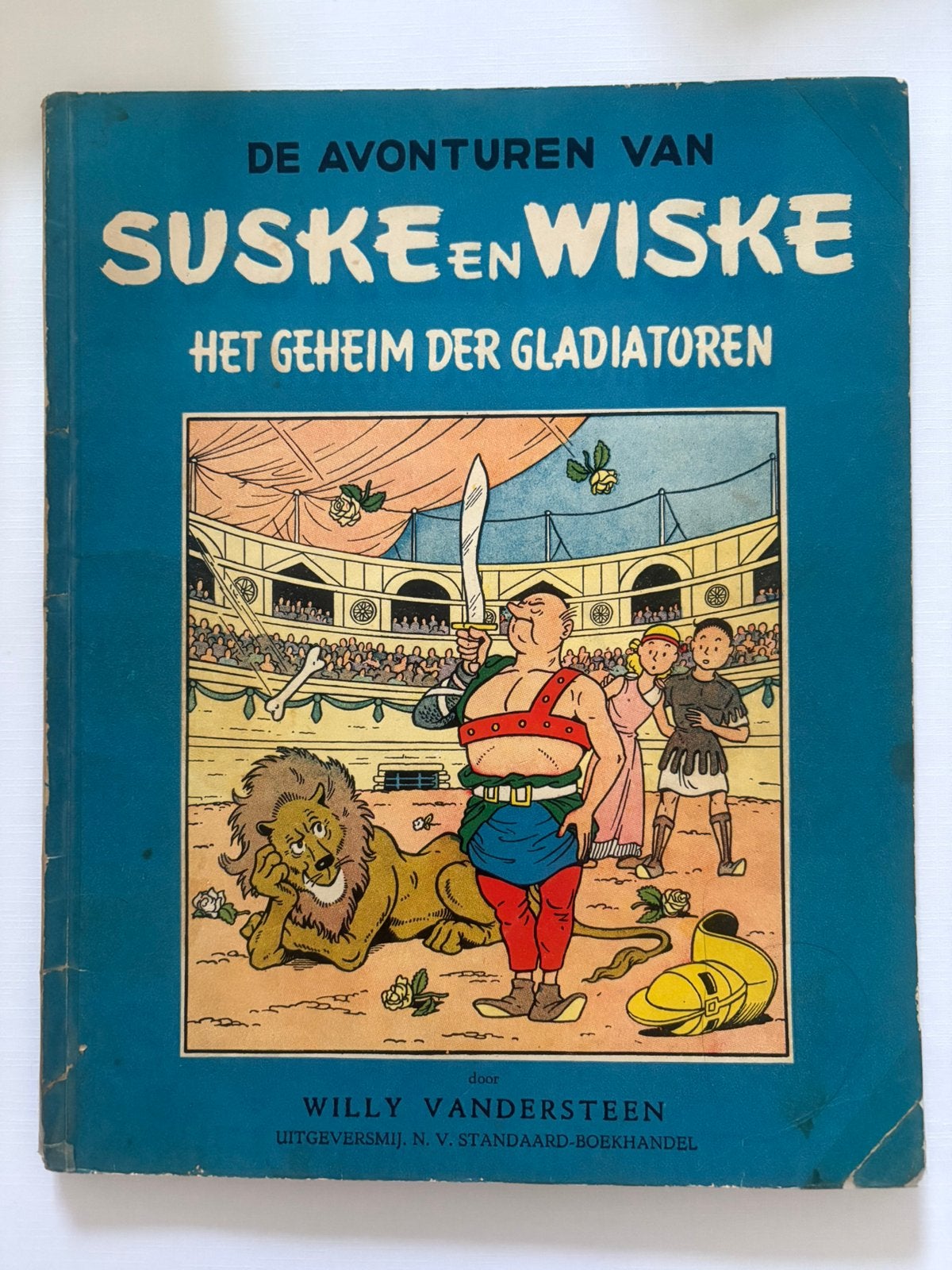 Suske en Wiske het geheim der gladiatoren 1958, Livres, BD, Enlèvement ou Envoi, Utilisé