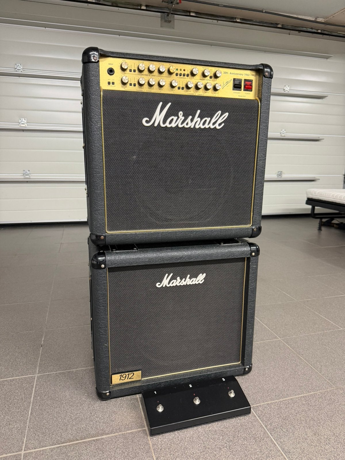 MARSHALL LM6101 30TH ANNIVERSARY AMP 3-CHANNEL 100-WATT, Muziek en Instrumenten, Versterkers | Bas en Gitaar, Ophalen, Gebruikt
