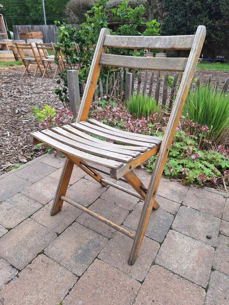 16 chaises pliantes vintage pour l'industrie hôtelière, Enlèvement