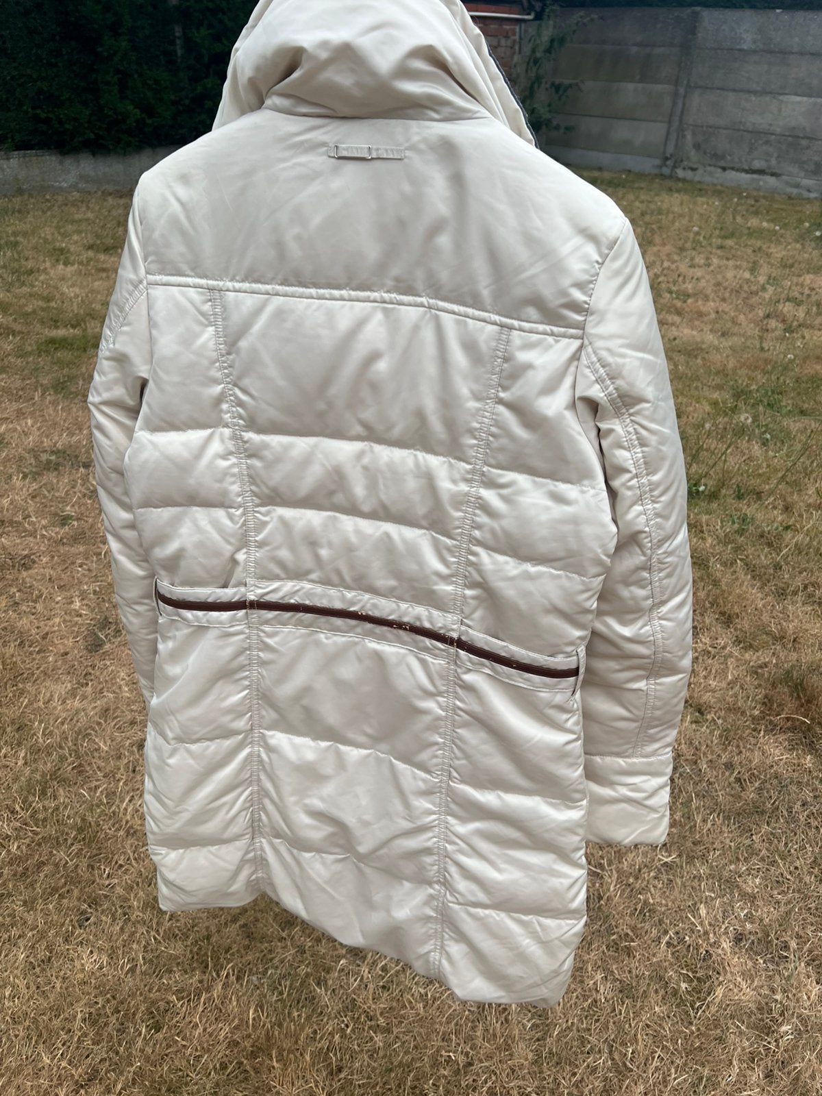 Winterjas beige-wit “Riverwoods”, Vêtements | Femmes, Vestes | Hiver, River Woods, Enlèvement, Porté, Taille 38/40 (M)