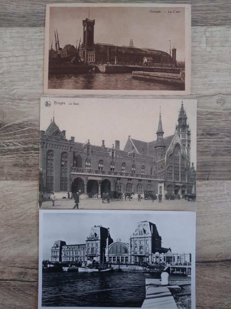 Postkaarten in zeergoede staat van Stations, Collections, Trains & Trams, Enlèvement ou Envoi