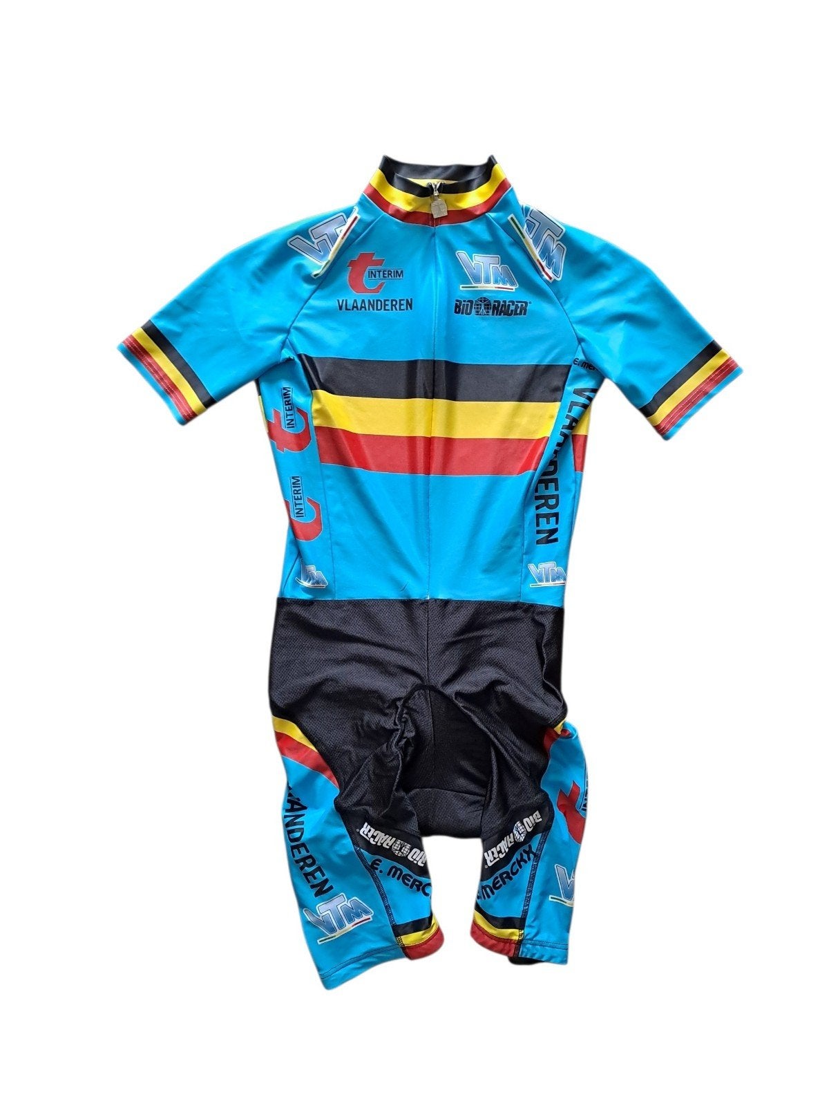 Wielertrui Nationaal Team België - Vlaanderen T-Interim 2003, Fietsen en Brommers, Fietsaccessoires | Fietskleding, Ophalen of Verzenden