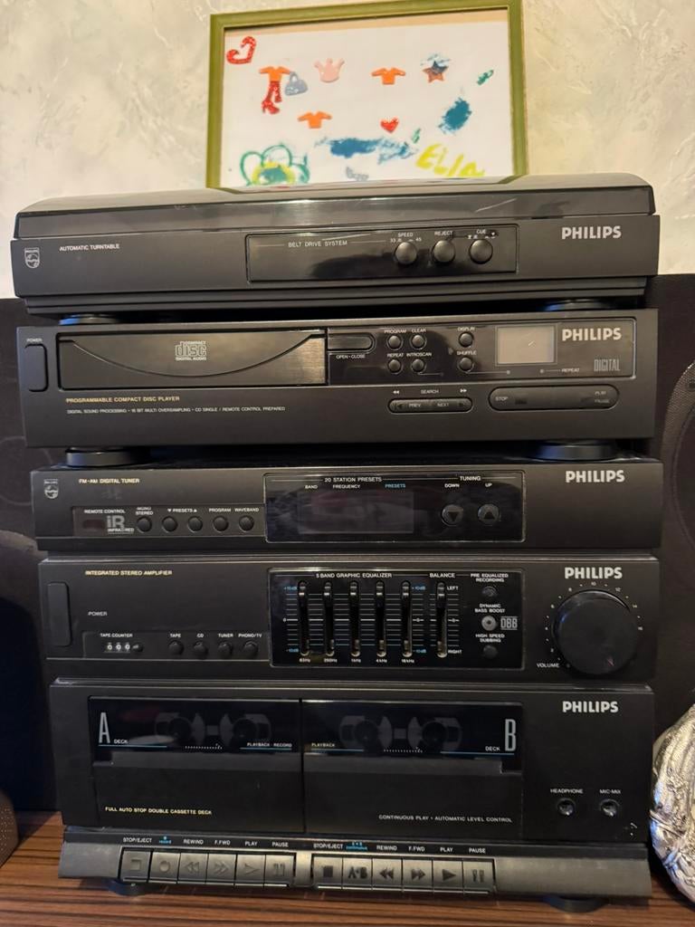 Tour Hi-Fi Philips des années 90, Enlèvement, Comme neuf, Philips