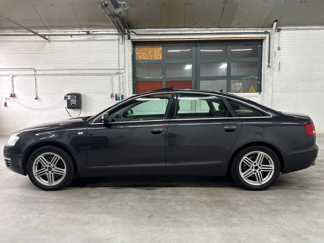 Audi A6 Limousine 3.2 FSI quattro Pro Line | Panoramadak | T, Auto's, Automaat, 4 deurs, Zwart, 256 pk