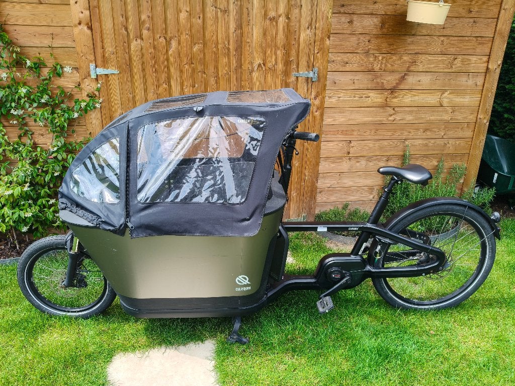 Bakfiets Carson classic 500Wh, Fietsen en Brommers, Gebruikt, Elektrisch, 2 kinderen, Schijfrem