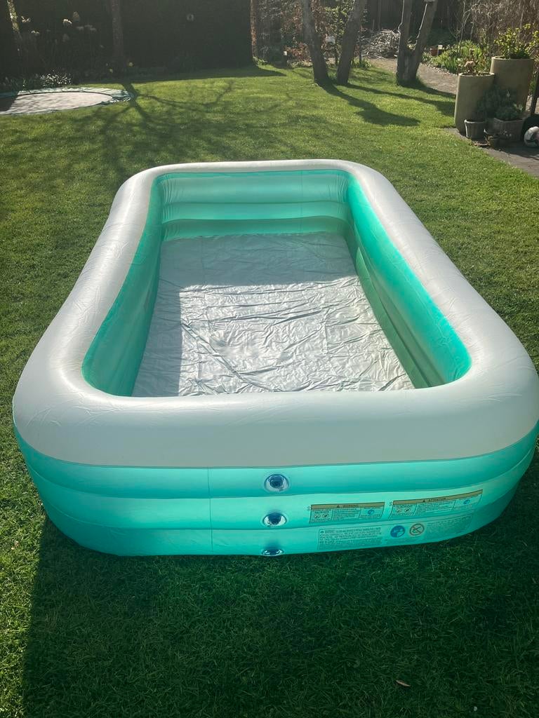 Intex opblaasbaar zwembad 300 x 160 x 56 met afdekzeil, 200 à 400 cm, Piscine gonflable, Moins de 200 cm, Enlèvement