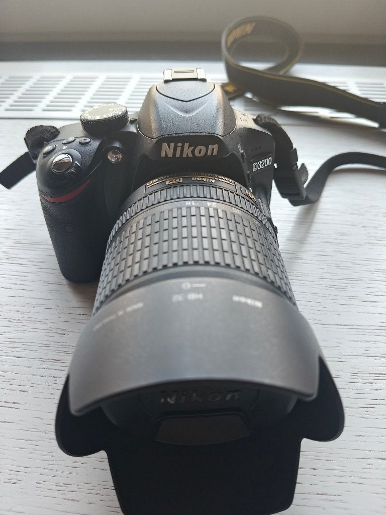 Nikon D3200 spiegelreflexcamera + Nikon 18-105mm VR lens, Audio, Tv en Foto, Fotocamera's Digitaal, Gebruikt, Spiegelreflex, Nikon