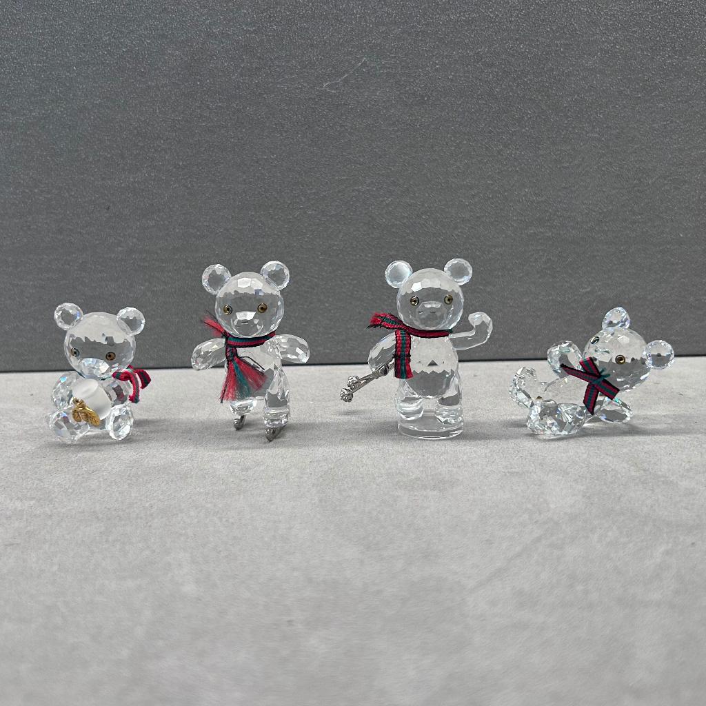Swarovski Set van 4 Kris Beertjes, Ophalen of Verzenden, Nieuw, Figuurtje