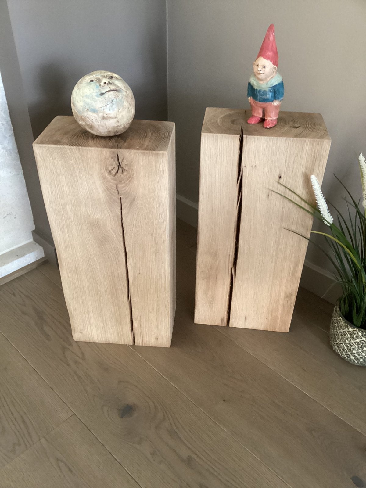 Eiken zuilen(. 60€ t ‘stuk ), Ophalen, Zo goed als nieuw