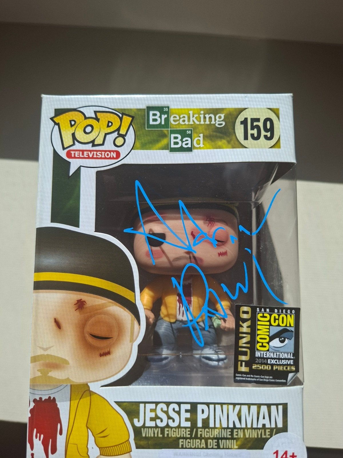Jesse pinkman limited Comic Con edition San Diego singed, Hobby en Vrije tijd, Ophalen of Verzenden, Zo goed als nieuw, Overige typen