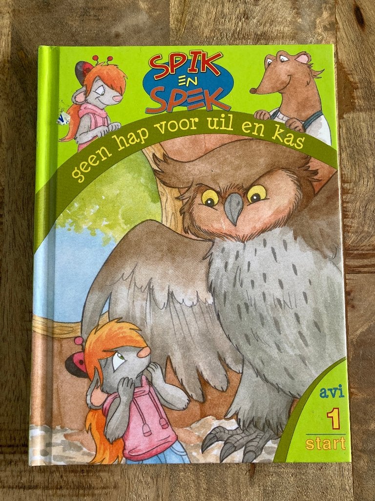 Leesboek - Spik en Spek: geen hap voor uil en kas - Abimo, Boeken, Ophalen of Verzenden, Gelezen, Marc de Bel, Sprookjes