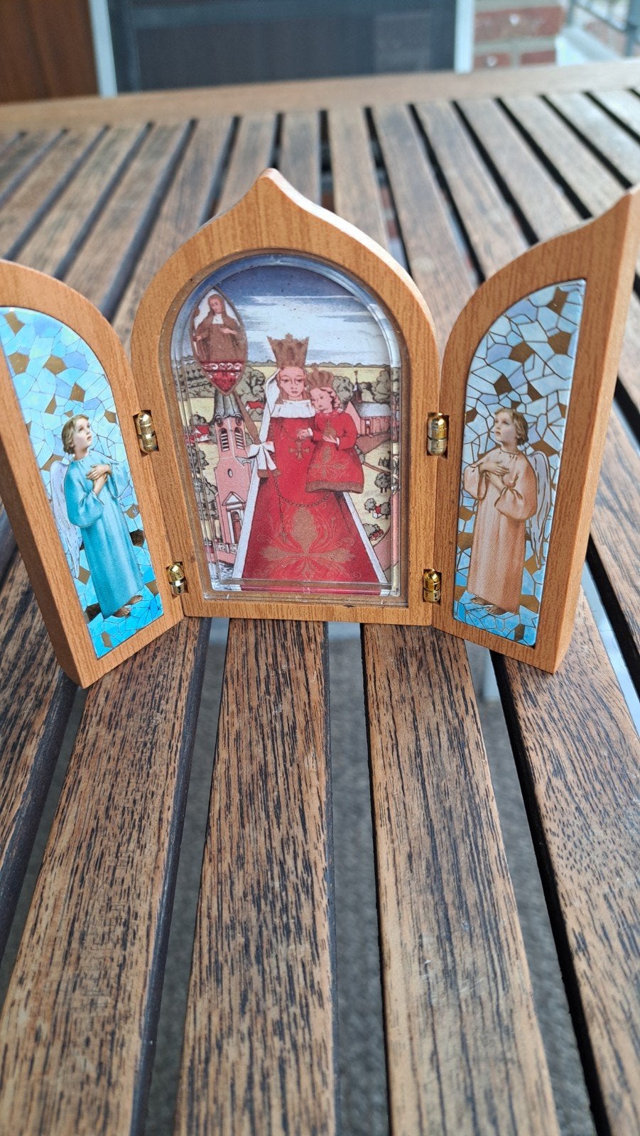 religieus drieluik van Afars, Antiek en Kunst, Antiek | Spiegels, Ophalen