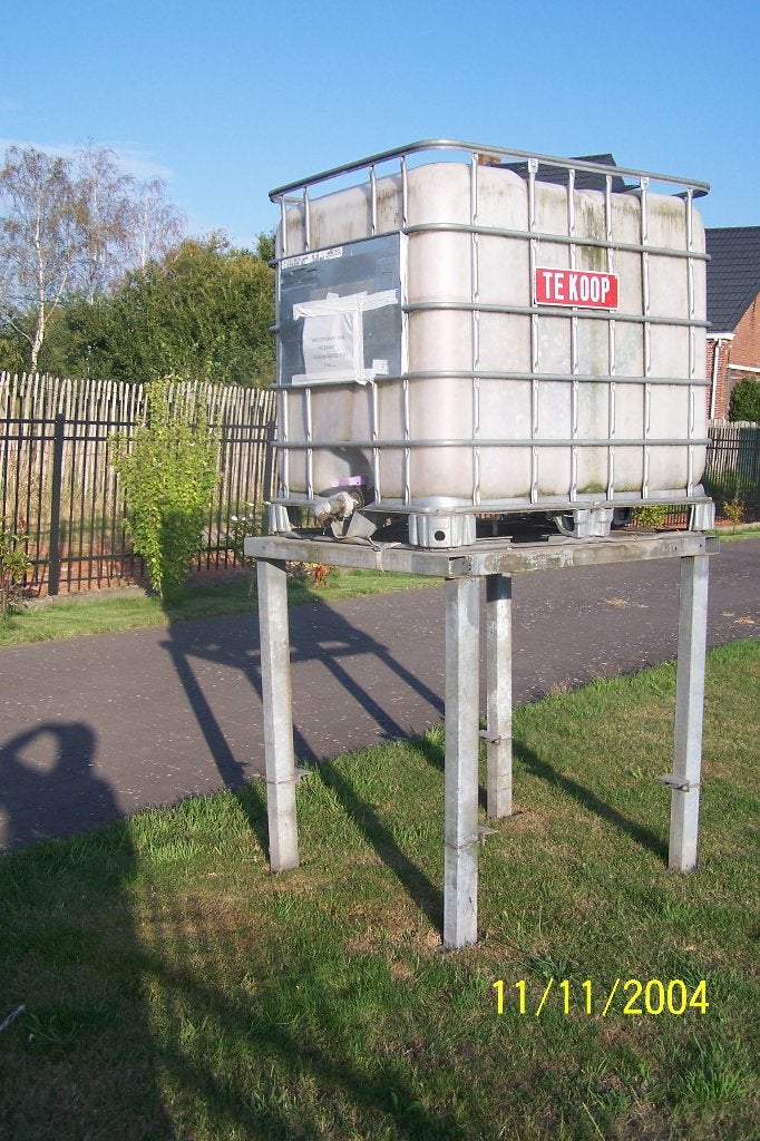 CONTENEUR IBC, 150 litres ou plus, Enlèvement ou Envoi, Comme neuf, Avec robinet