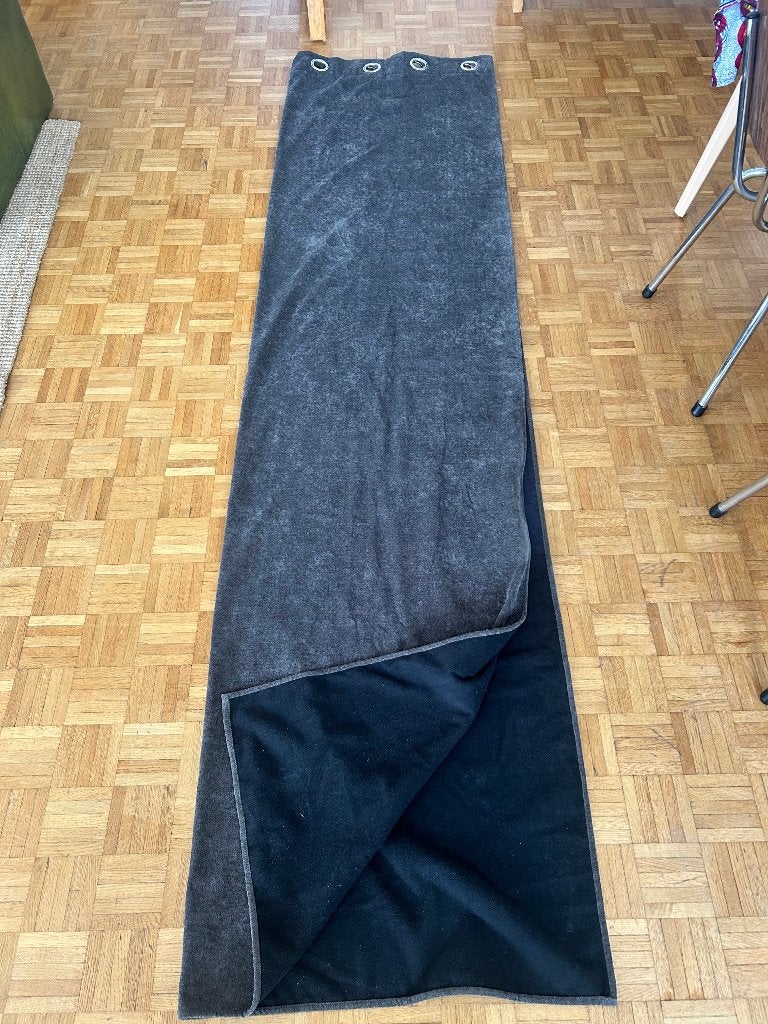 Thermische verduisterende gordijnen bruin 140  260 cm, Bruin, Nieuw, Ophalen of Verzenden, 260 cm