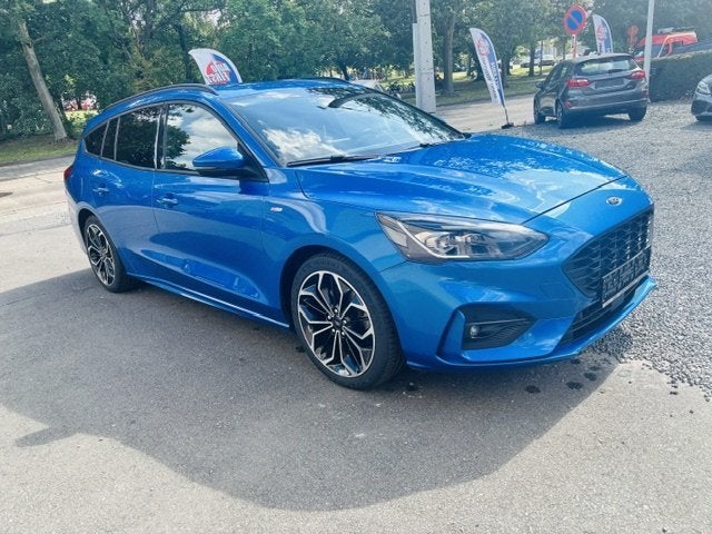 Ford Focus ST-Line (bj 2020, automaat), Auto's, Ford, Gebruikt, Blauw, Bedrijf, 5 deurs