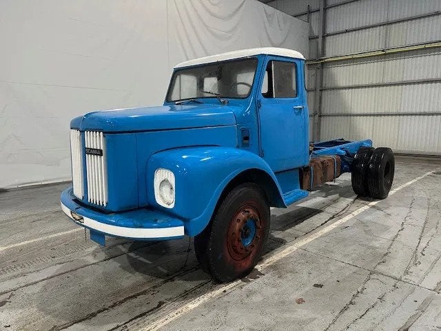 Scania L 86 TORPEDO (bj 1972), Auto's, Vrachtwagens, Achterwielaandrijving, Scania, Blauw, Bedrijf