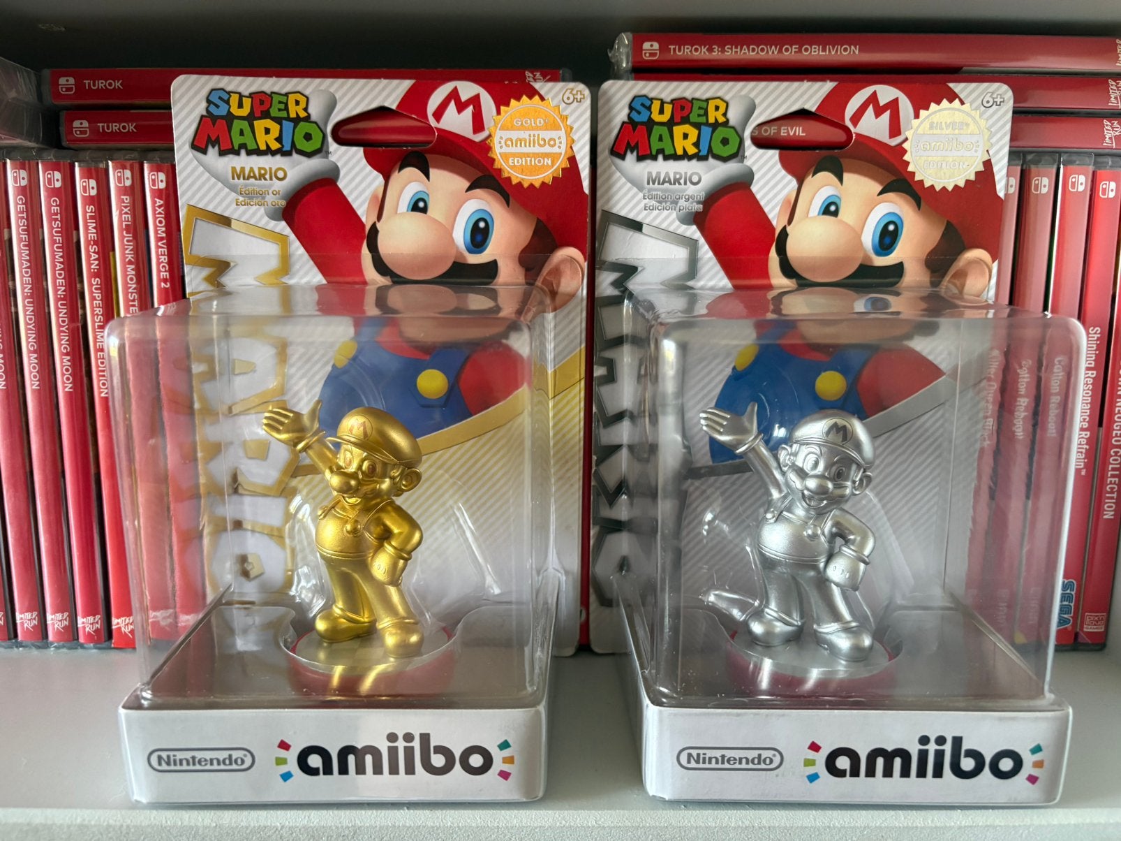 Amiibo Mario Gold + Silver, Ophalen of Verzenden, Nieuw