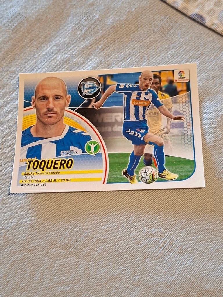 Panini / Sticker : Gaizka Toquero / Deportivo Alaves, Verzamelen, Ophalen of Verzenden, Nieuw, Poster, Plaatje of Sticker