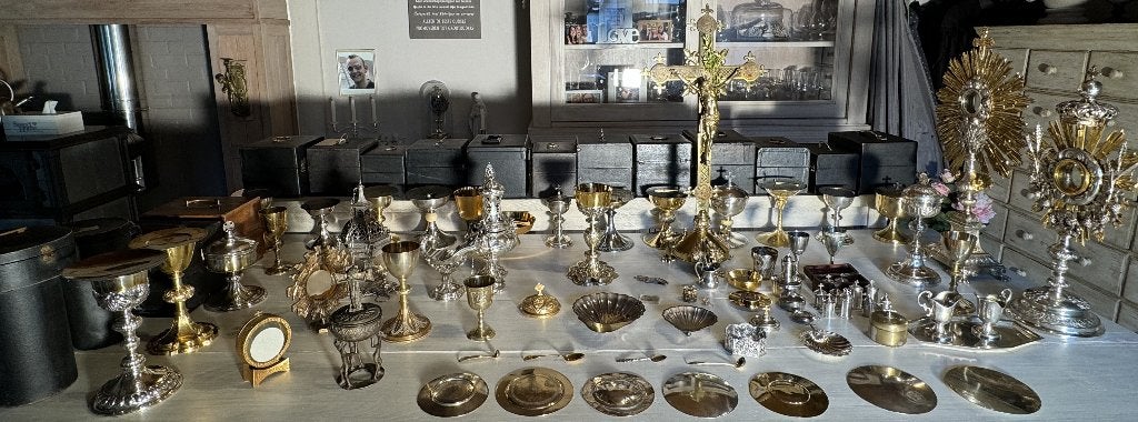 verzameling religieuze kerk stukken, Antiquités & Art, Antiquités | Objets religieux, Enlèvement