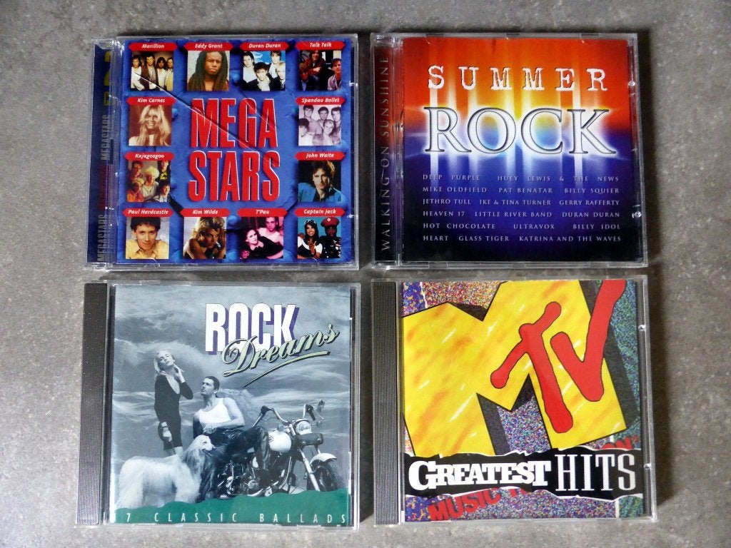 Set 4 CD's jaren '80 en '90, Enlèvement ou Envoi, Compilation, Utilisé, Pop