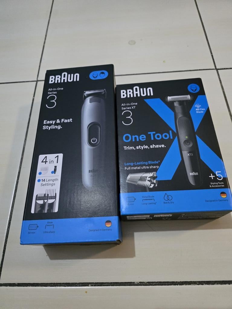 2 tondeuses Braun