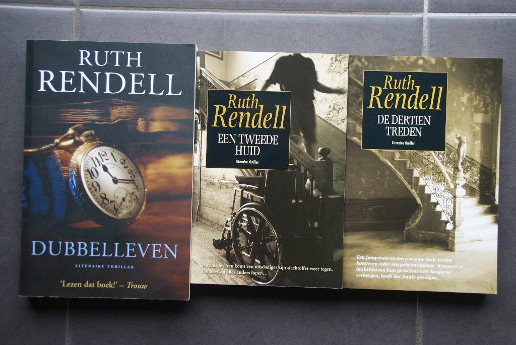 3 boeken van RUTH RENDELL: ook apart te koop €5/stuk NIEUW, Boeken, Ophalen of Verzenden, Nieuw