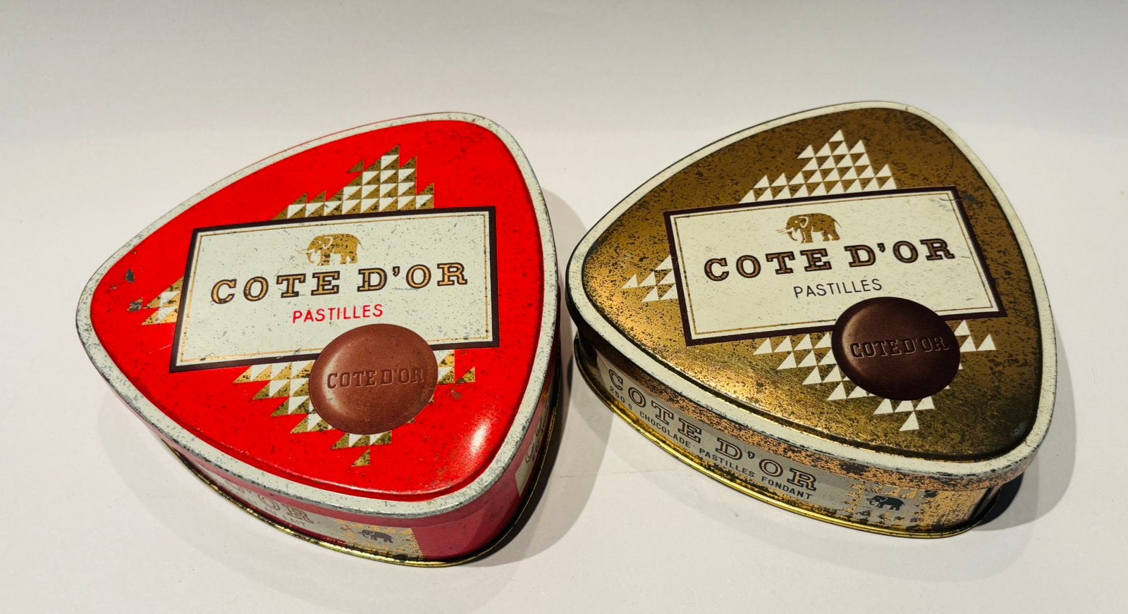 Canettes Cote d'Or vintage, Enlèvement ou Envoi, Utilisé, Autre, Autres marques