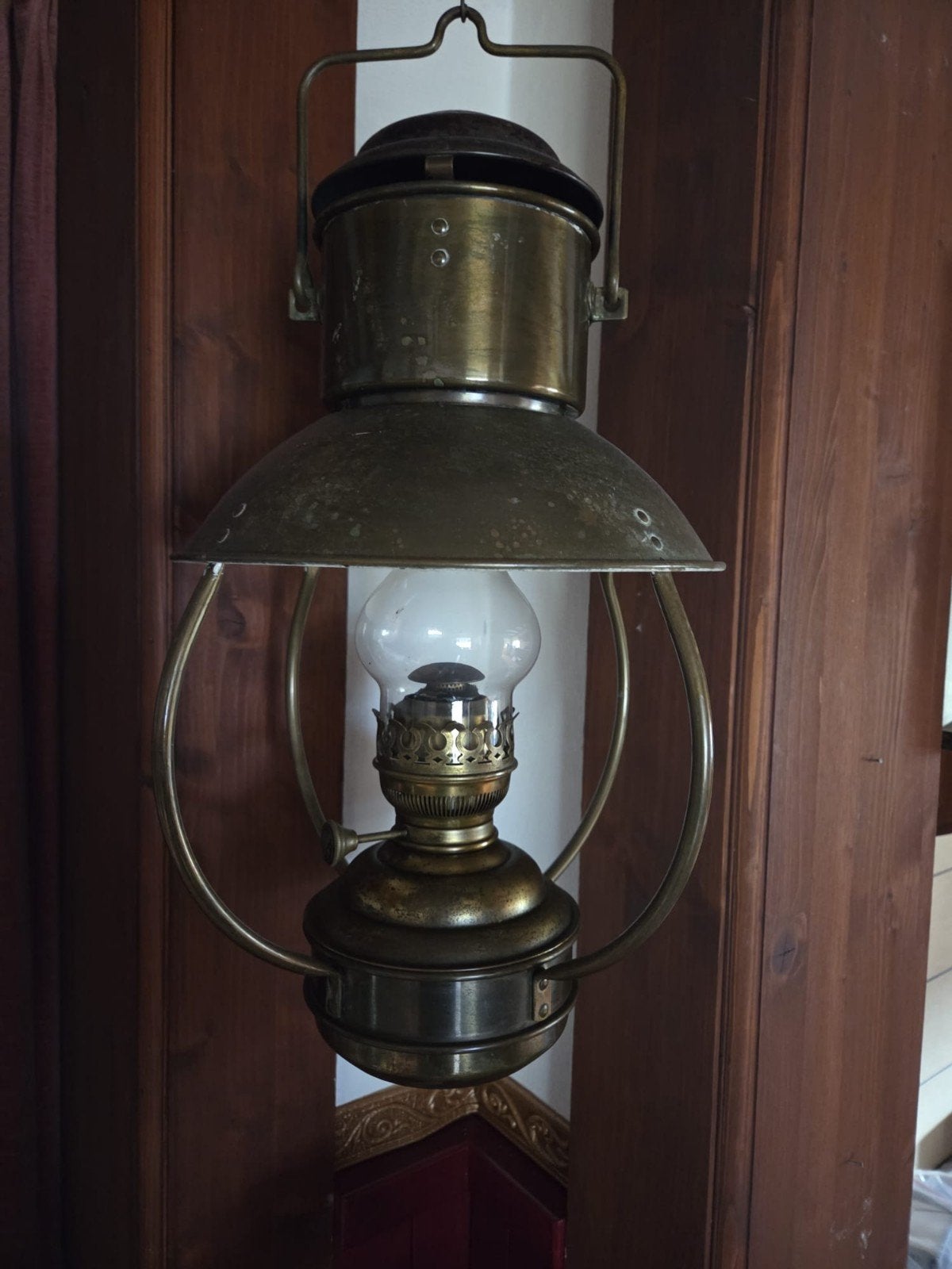Olielamp, Ophalen