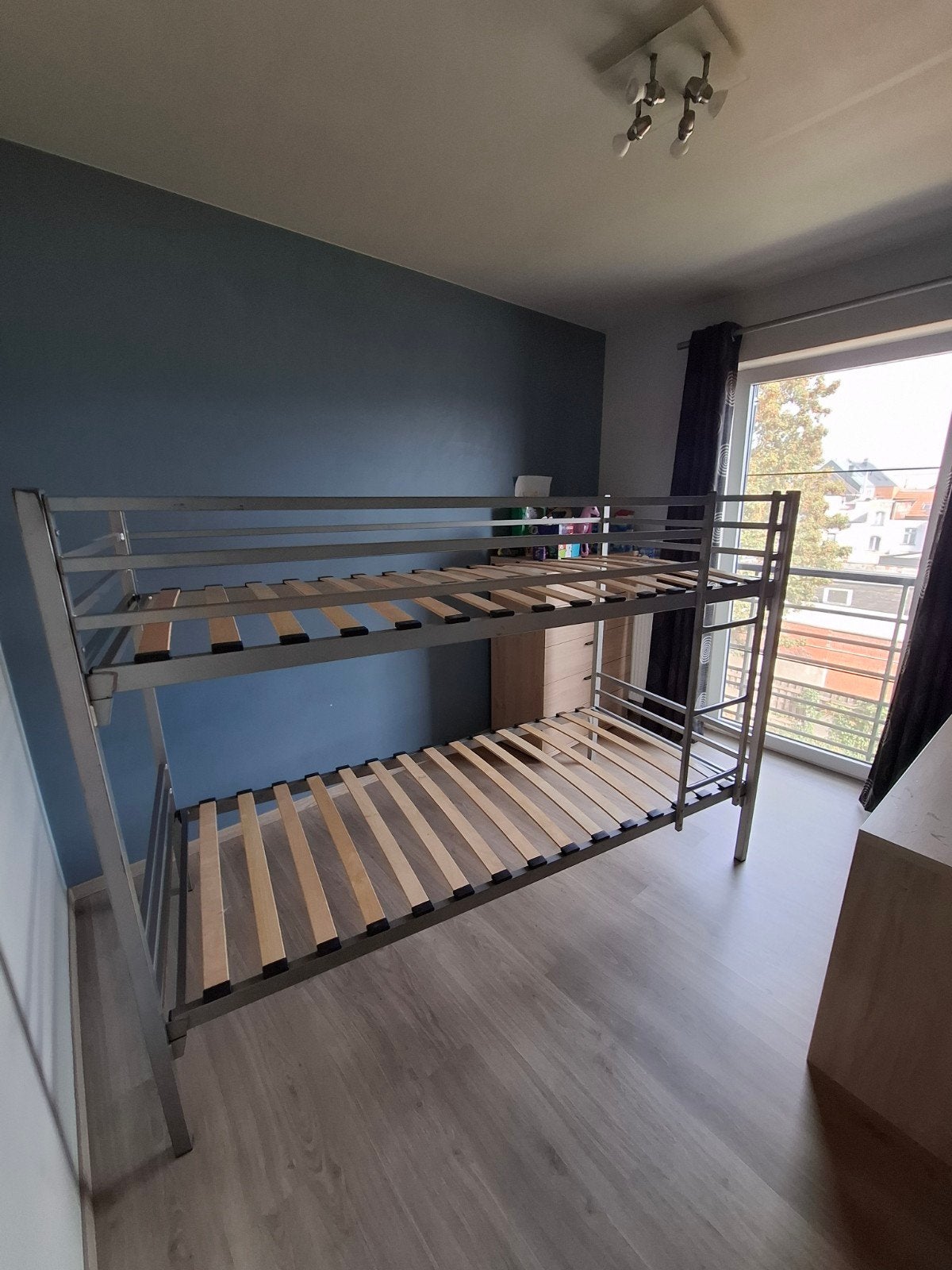 stevig metalen stapelbed, Huis en Inrichting, Ophalen, Stapelbed