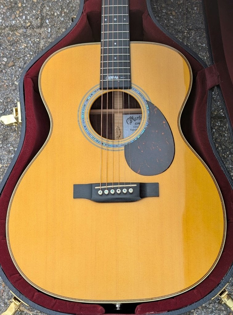 Martin John Mayer OM28 (2023), Musique & Instruments, Enlèvement, Comme neuf, Guitare Western ou Guitare Folk, Avec valise