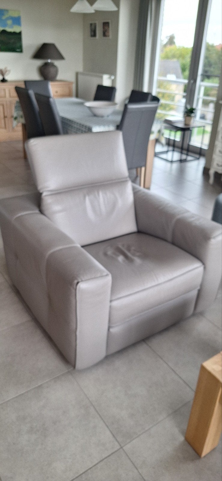 2 Natuzzi zetels, Maison & Meubles, 75 à 100 cm, Moins de 150 cm, Enlèvement, Cuir