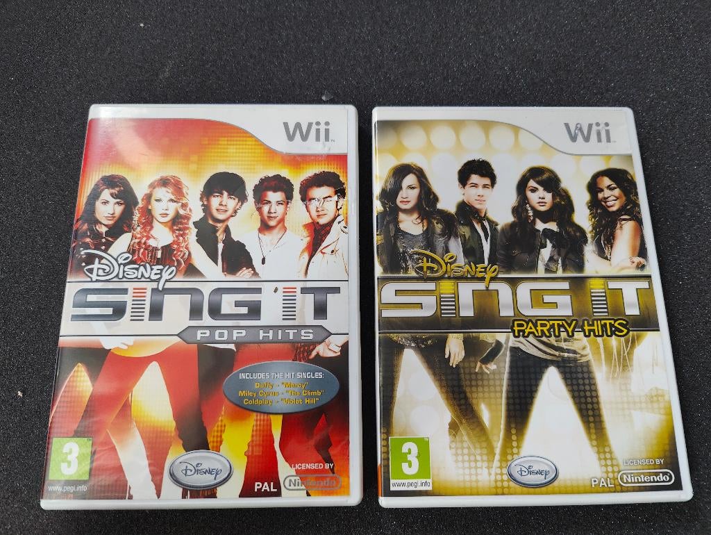 Lot van 2 Nintendo Wii spelletjes Disney Sing It, Games en Spelcomputers, Ophalen of Verzenden, Zo goed als nieuw