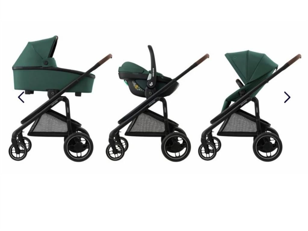 Maxi Cosi plaza plus 3 in 1 kinderwagen., Kinderen en Baby's, Buggy's, Ophalen, Gebruikt, Maxi-Cosi, Verstelbare rugleuning