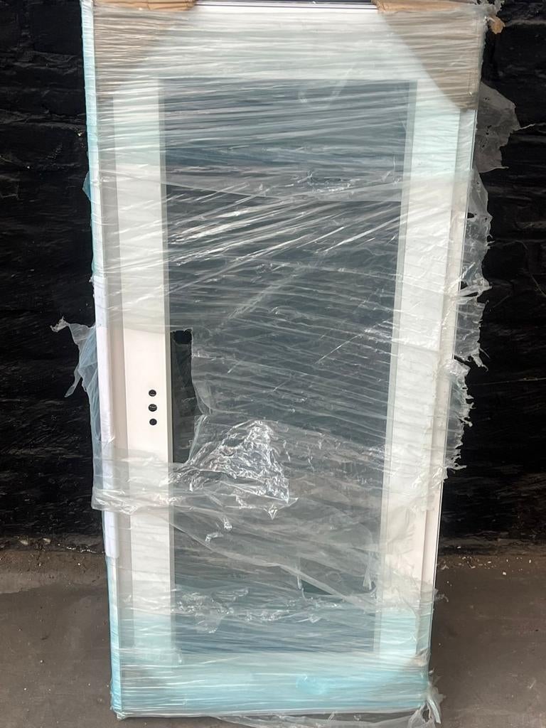 Fenêtre abattante Aluminium blanc 103x47 cm – NEUVE, Enlèvement, Double vitrage