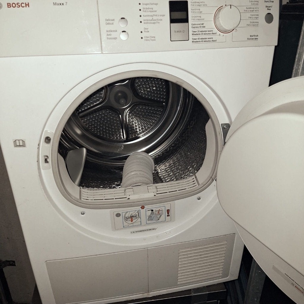 DROOGKAST BOSCH MAXX 7 met luchtuitlaat, Elektronische apparatuur, Ophalen, 6 tot 8 kg, Gebruikt, Luchtafvoer