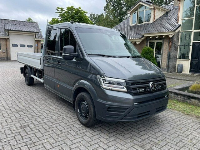 Volkswagen Crafter 35 2.0 TDI DC OPEN LAADBAK PRITSCHE DOKA, Cuir, Argent ou Gris, Achat, Capteur de stationnement