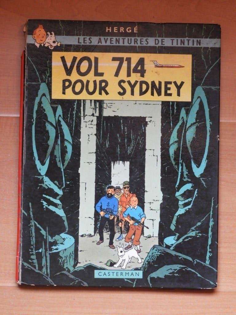 TINTIN - Vol 714 pour Sydney EO/1968, Livres, Une BD, Enlèvement ou Envoi, Utilisé, Hergé