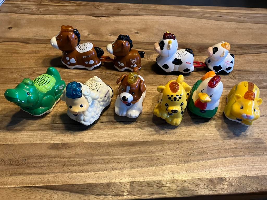 Vtech zoef zoef diertjes, Kinderen en Baby's, Speelgoed | Vtech, Ophalen, Zo goed als nieuw