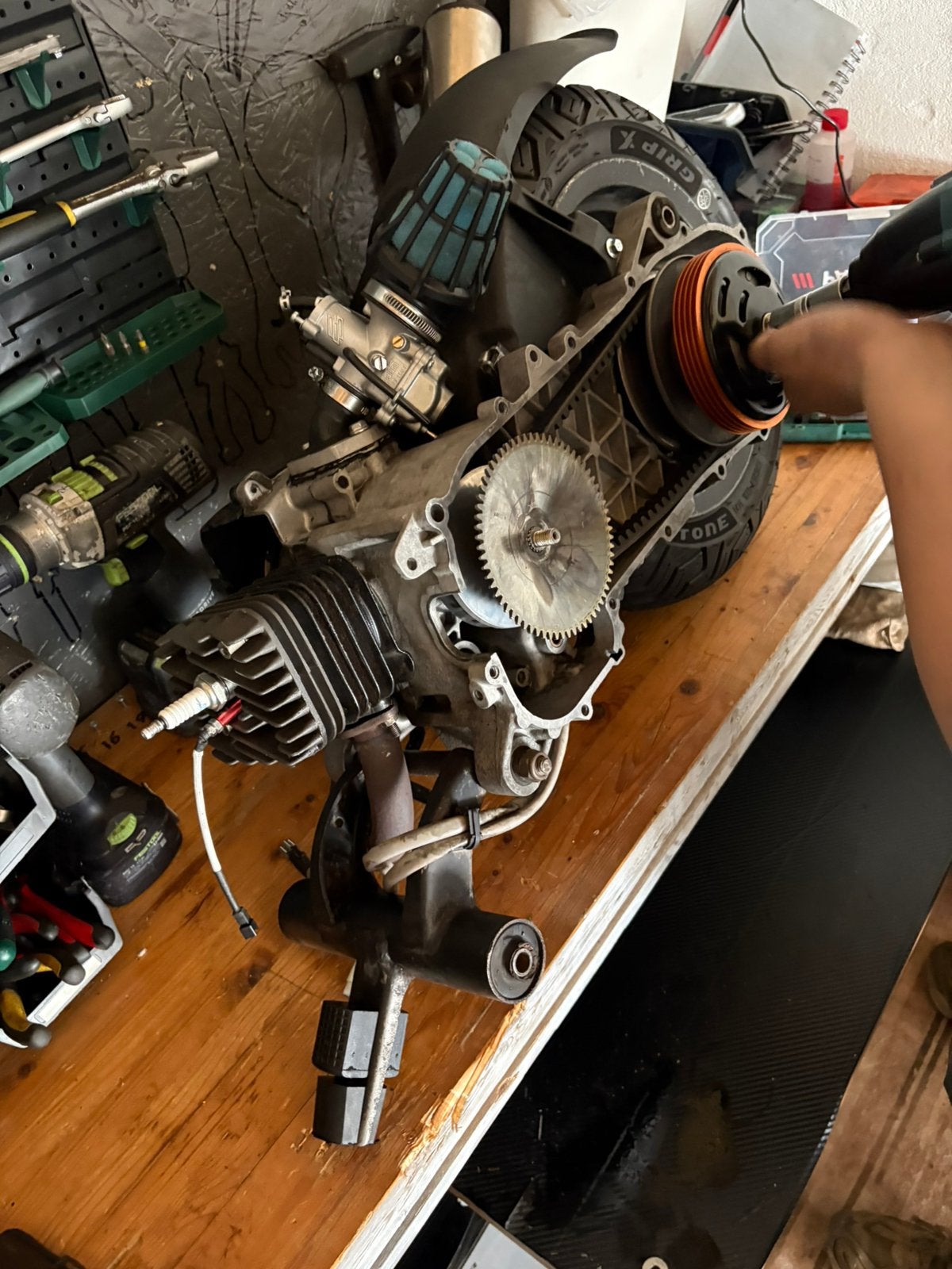 Piaggio typ 3 70cc Blok – Gereviseerd, Enlèvement, Bloc, Piaggio