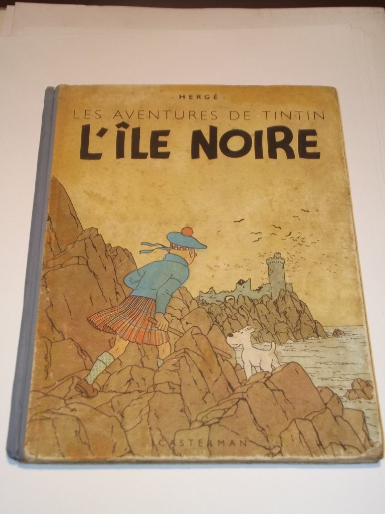 Les aventures de Tintin "L'île noire", Livres, BD, Une BD, Enlèvement ou Envoi, Utilisé, Hergé.