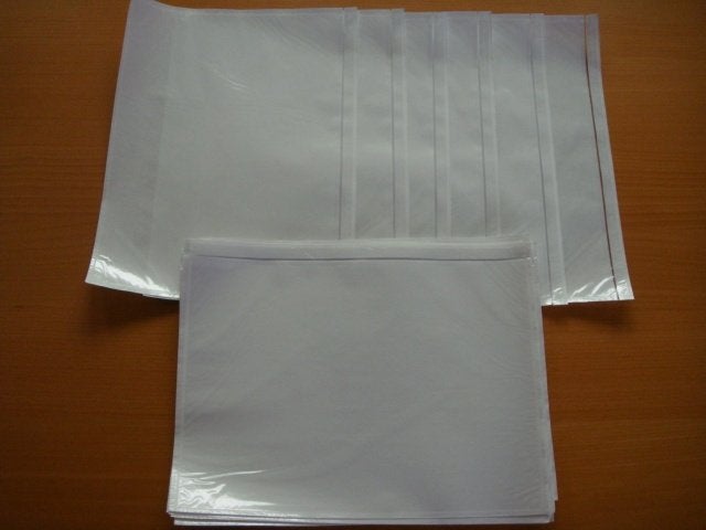 Enveloppe transparente d'un côté et blanche de l'autre., Timbres & Monnaies, Lettres & Enveloppes | Étranger, Envoi, Enveloppe