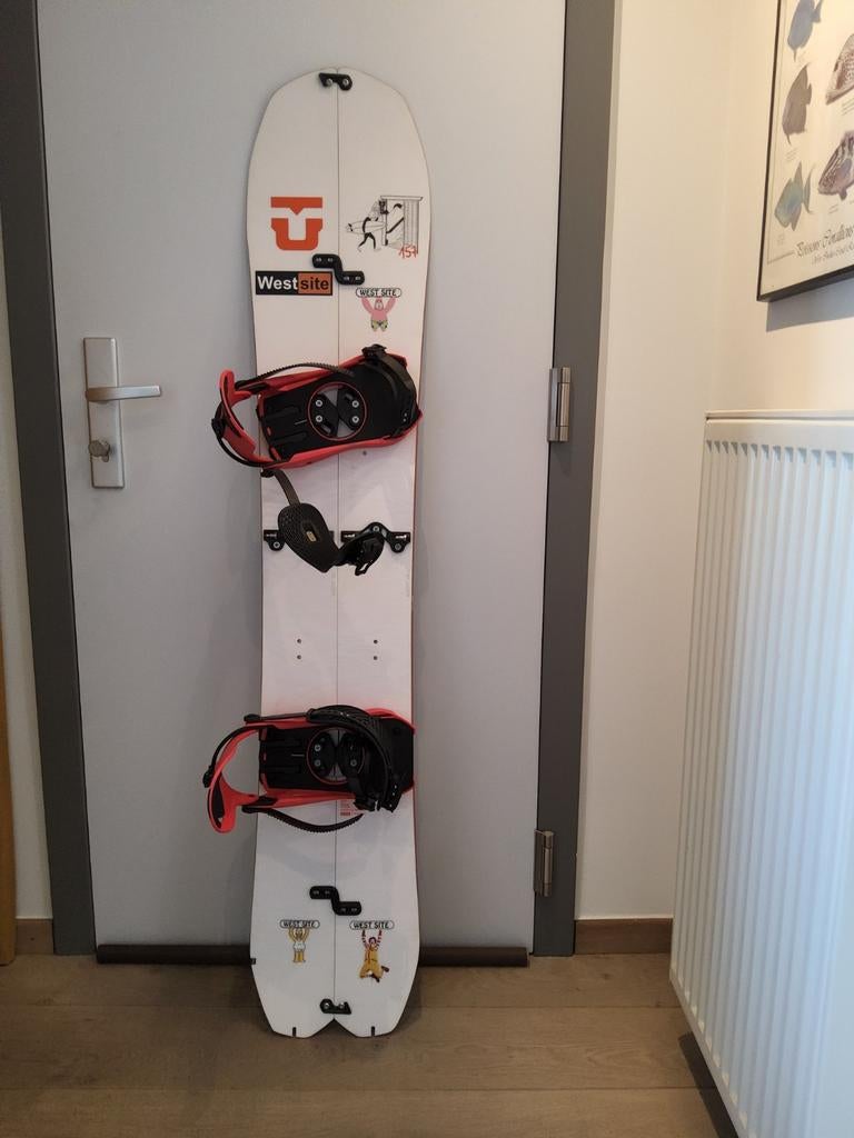 Snowboard splitboard nieuw, Sport en Fitness, Snowboarden, Bindingen, Ophalen