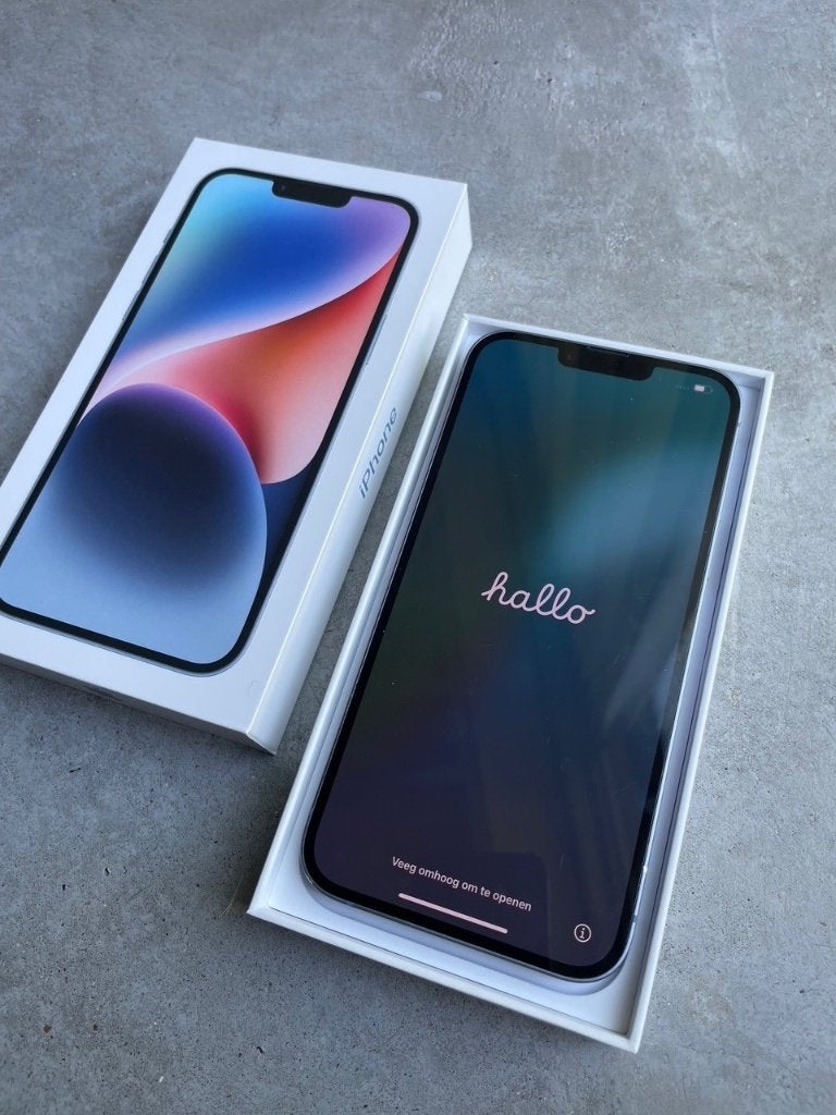 iPhone 14 Plus - Blue - 128GB, Télécoms, Téléphonie mobile | Apple iPhone, 128 GB, IPhone 14 Plus, Enlèvement, Utilisé